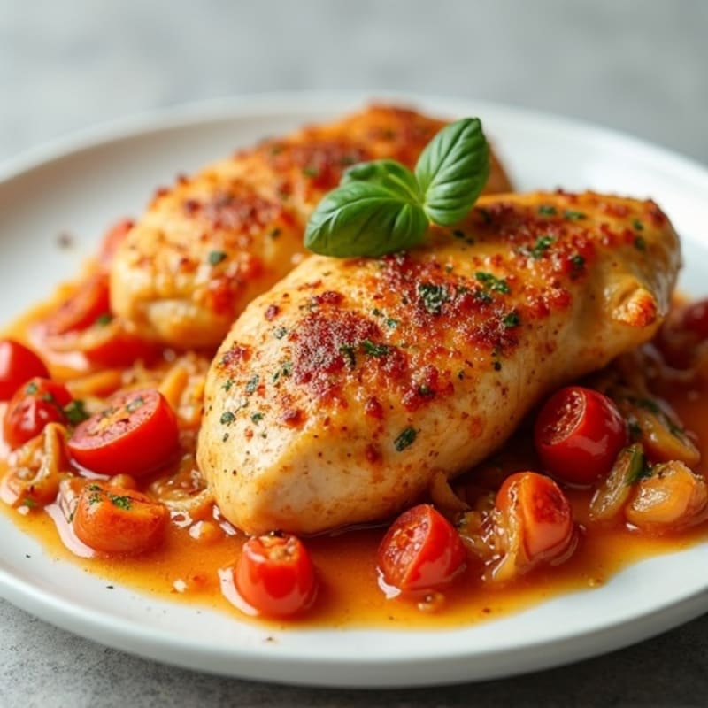 Creamy Tomato-Spiced Chicken