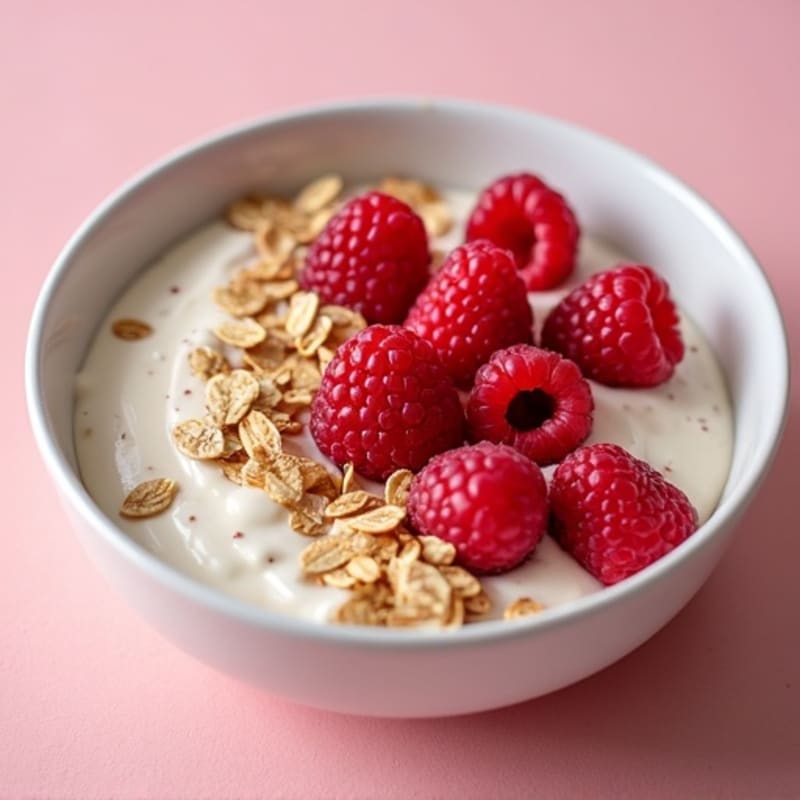Creamy Raspberry Protein Power Bowl