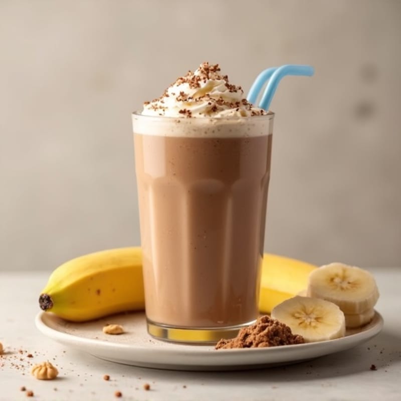 Creamy Chocolate Peanut Butter Protein Shake