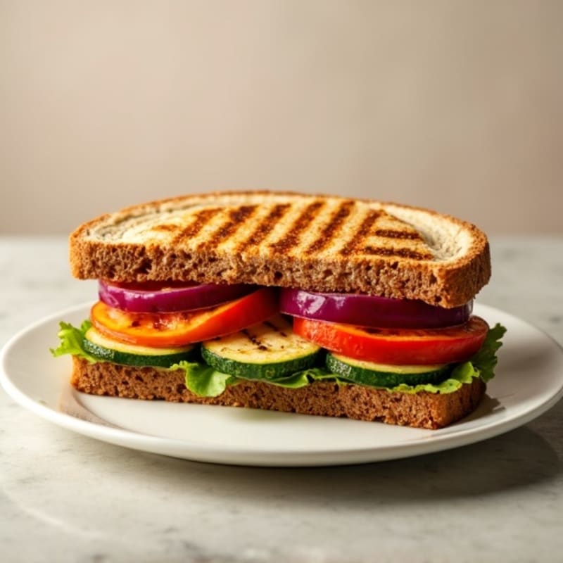 Grilled Fresh Vegetable Sandwich