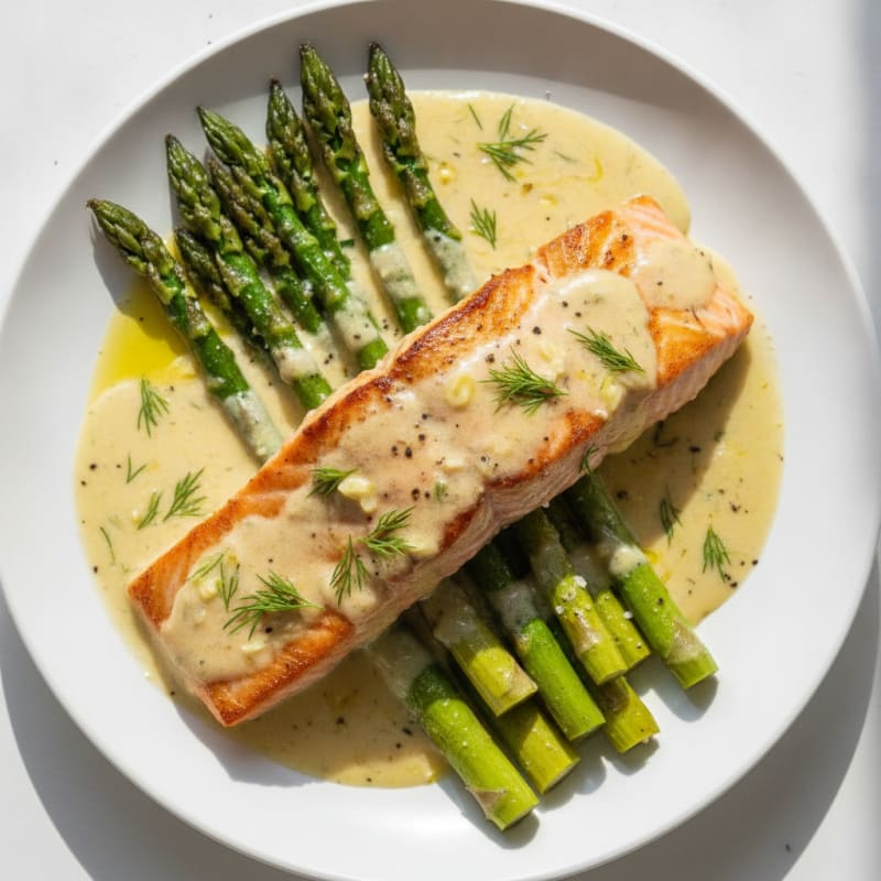 Dill Salmon with Roasted Asparagus