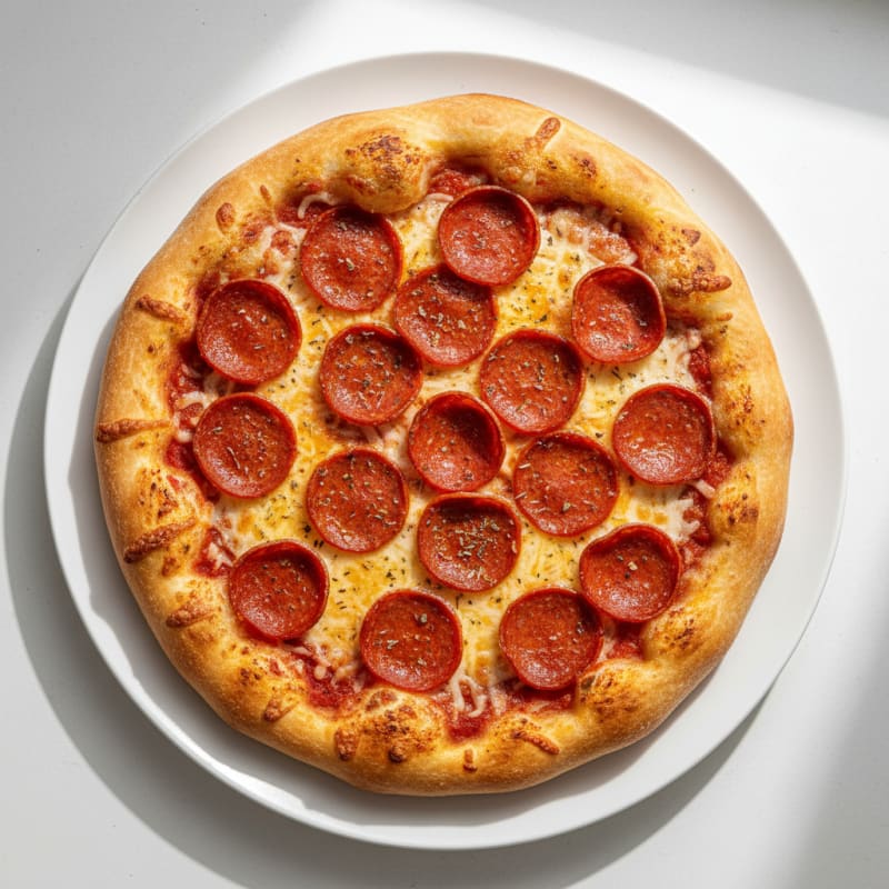 Stuffed Crust Pepperoni Pizza