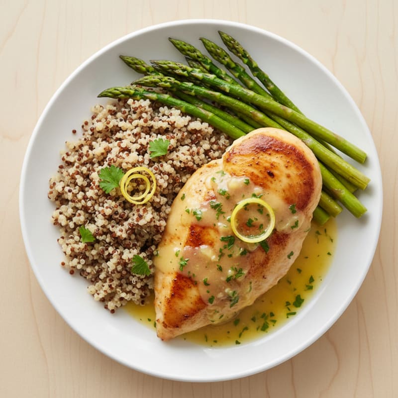 Pan-Seared Chicken with Lemon-Herb Sauce