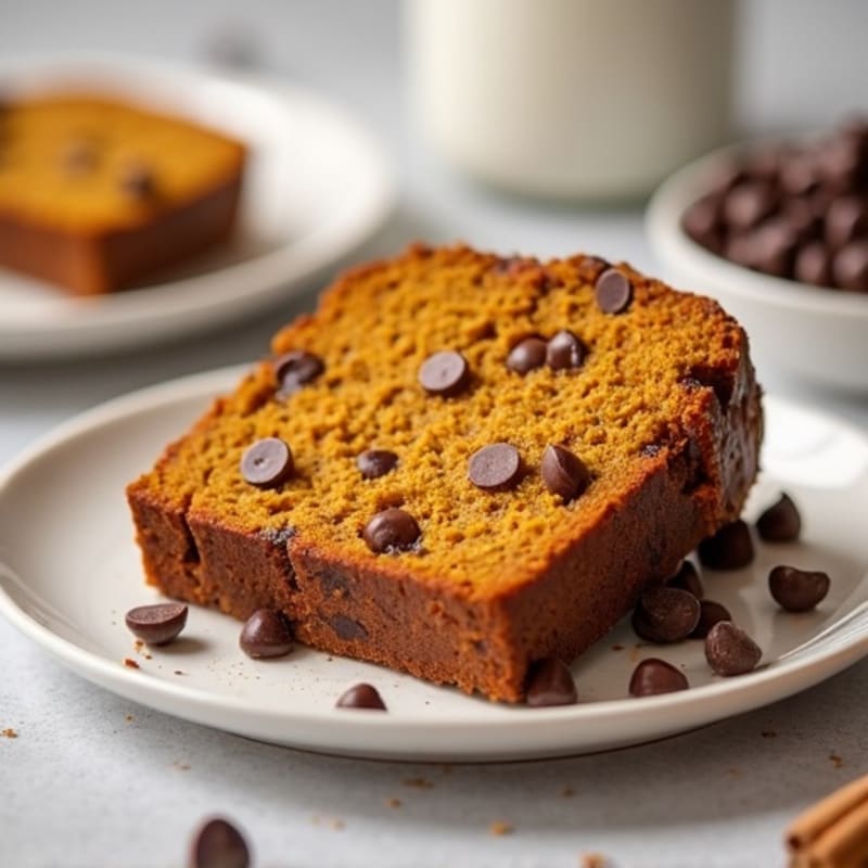 Protein-Packed Pumpkin Chocolate Chip Bread