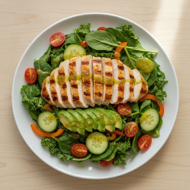 Vibrant Garden Green Salad