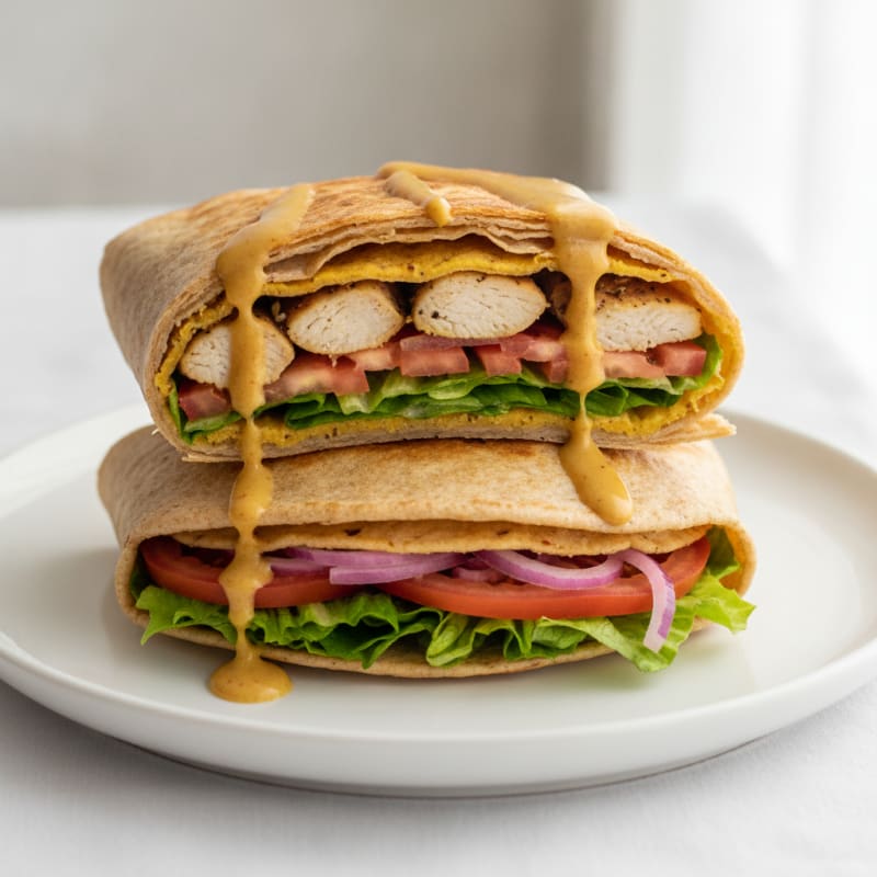 Dominican Honey Mustard Chicken Crunchwrap