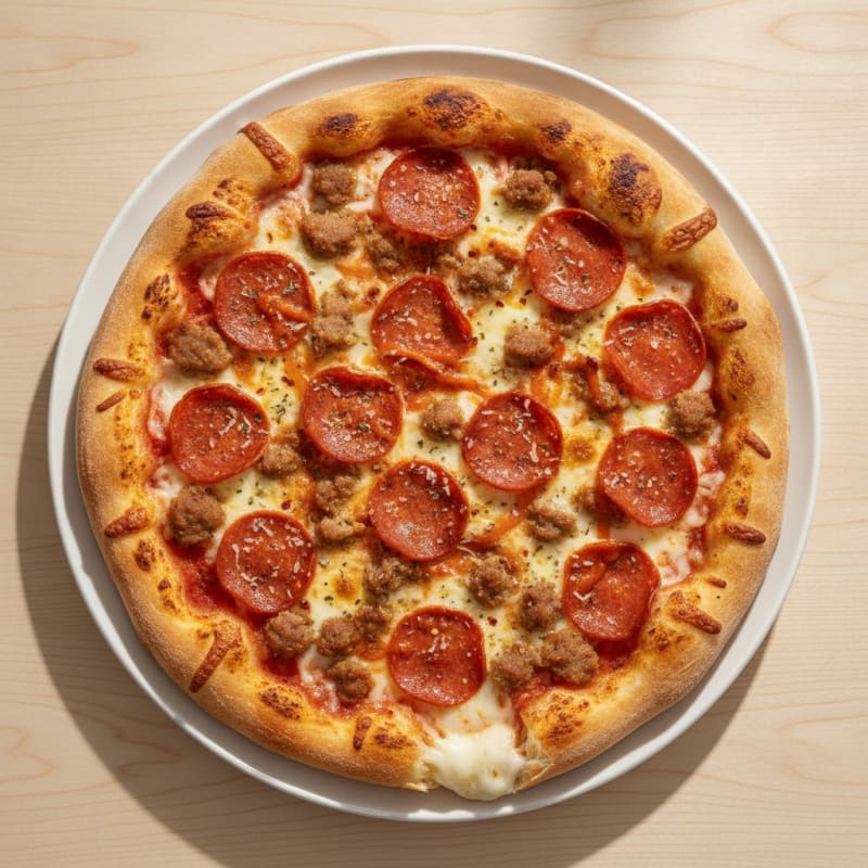 Meat Lovers Stuffed Crust Pizza