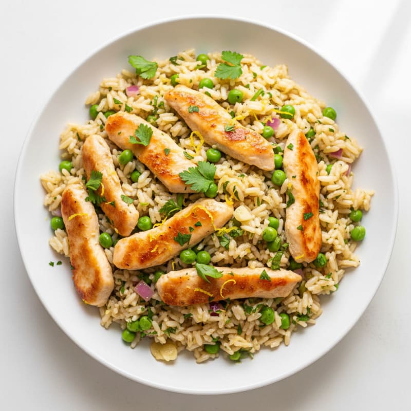 Zesty Lemon Herb Rice Pilaf