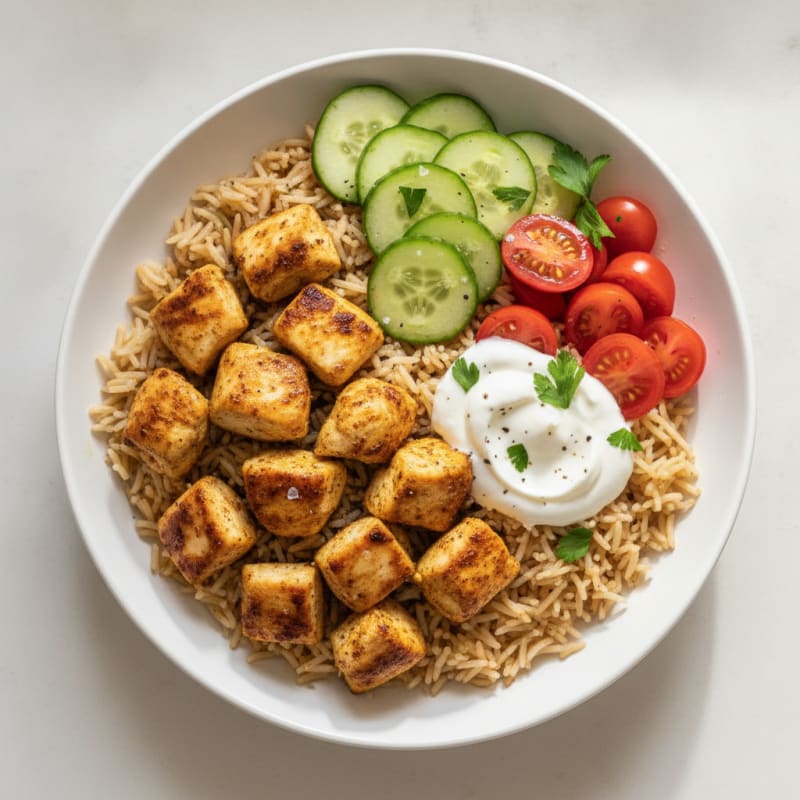 Chicken Shawarma Rice Bowl