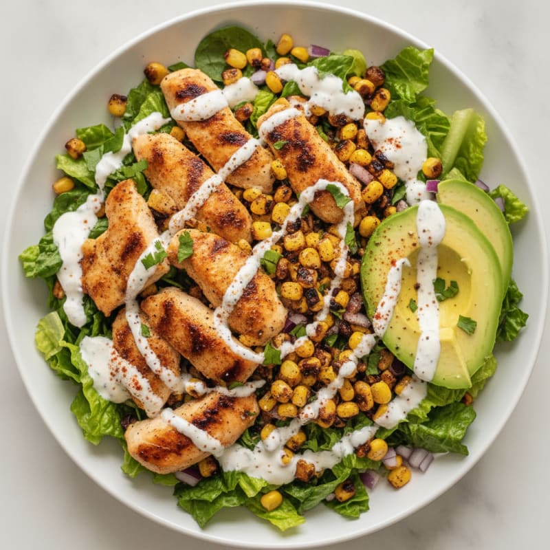 Chicken Street Corn Avocado Bowl
