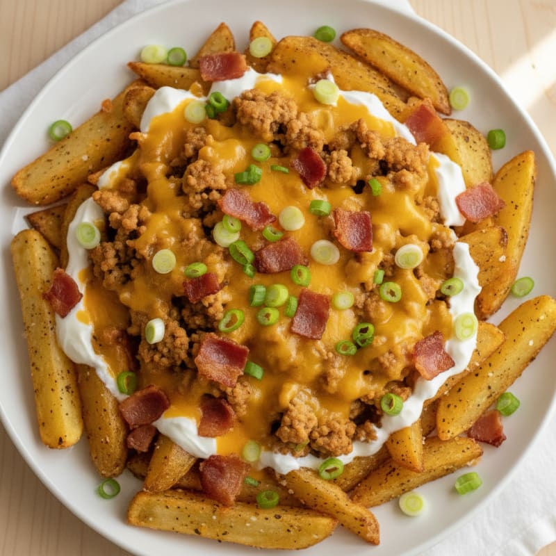 Loaded Bacon Cheddar Fries