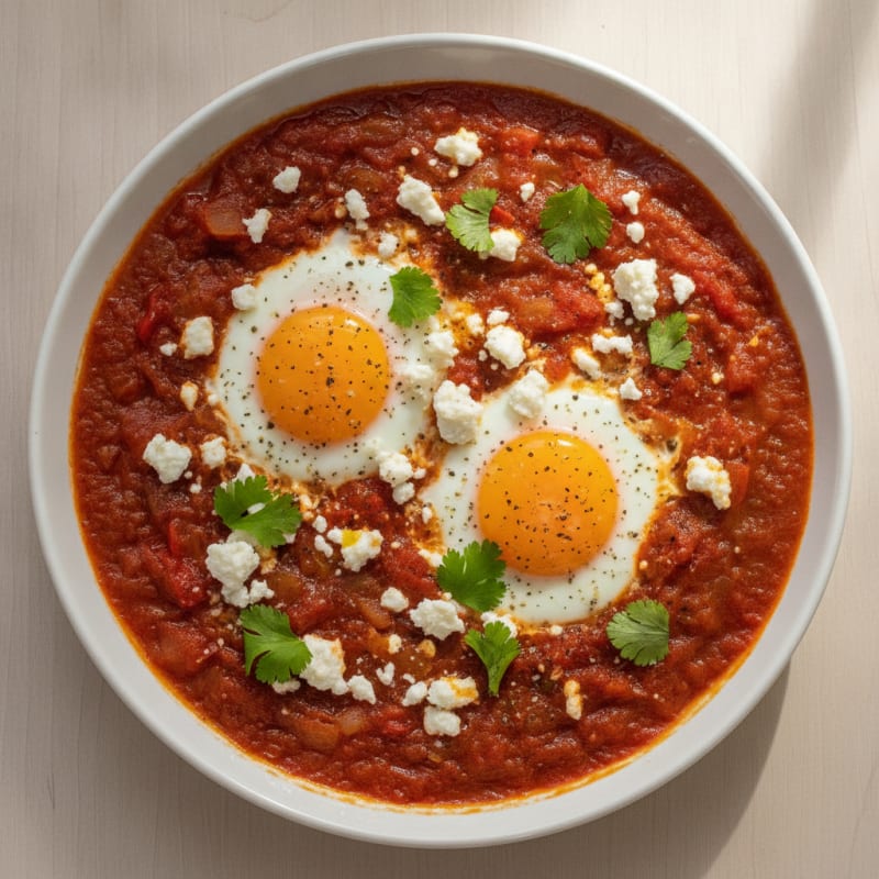 Shakshuka with Feta and Herbs