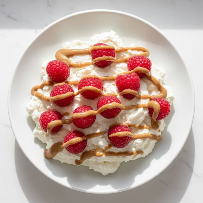 Silky Greek Yogurt Protein Mousse with Berries