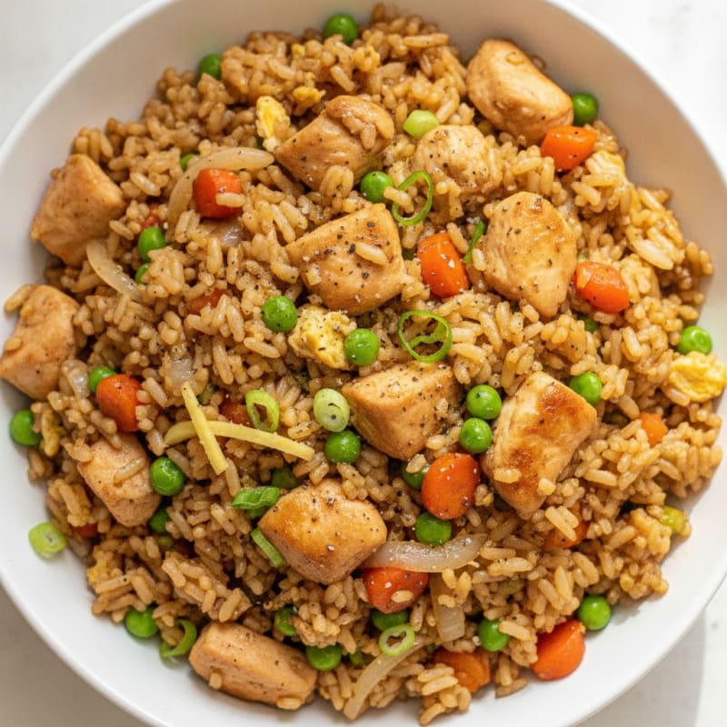 Chicken and Vegetable Fried Rice