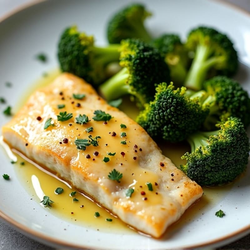 15-Minute Sheet Pan Lemon Garlic Tilapia with Roasted Broccoli