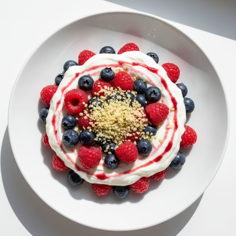 Creamy Greek Yogurt Protein Parfait with Mixed Berries