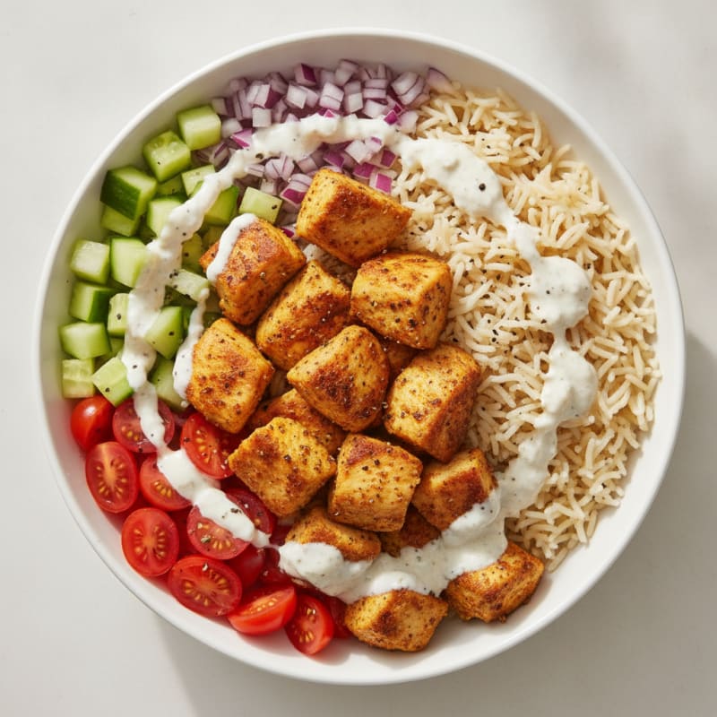 Chicken Shawarma Rice Bowl