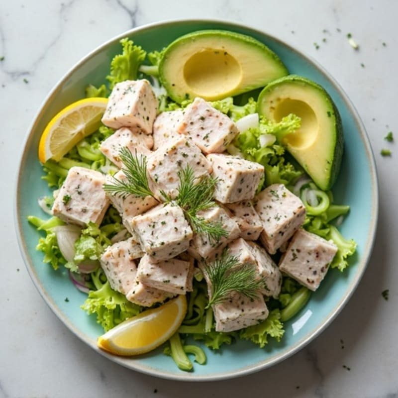 Creamy Lemon Herb Tuna Salad