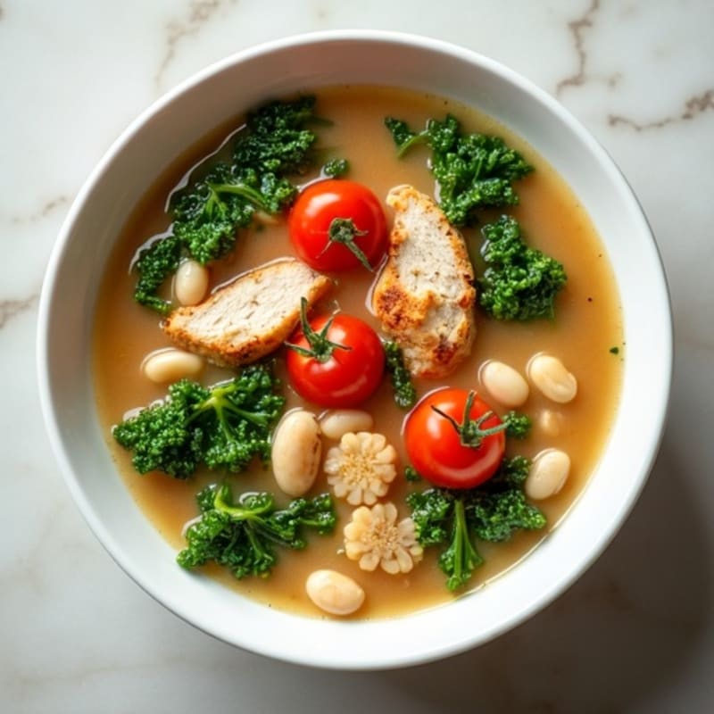 Creamy Tuscan Kale and White Bean Soup