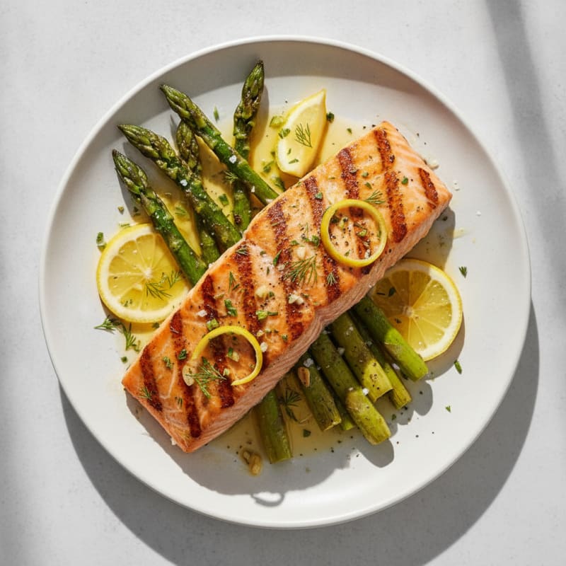 Lemon Herb Grilled Salmon