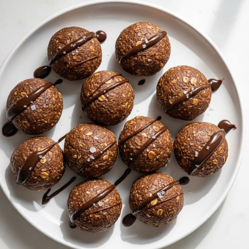 Chocolate Peanut Butter Protein Bites