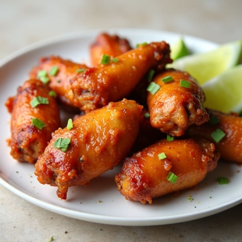 Crispy Baked Honey-Garlic Chicken Wings