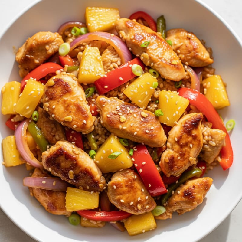 Sweet and Sour Chicken Stir-Fry