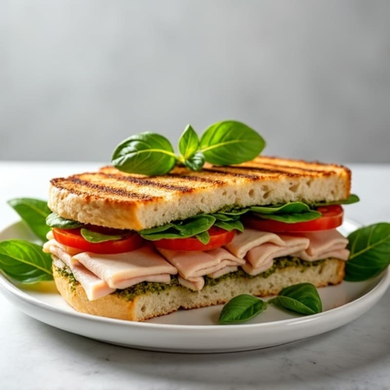 Grilled Turkey Pesto Panini