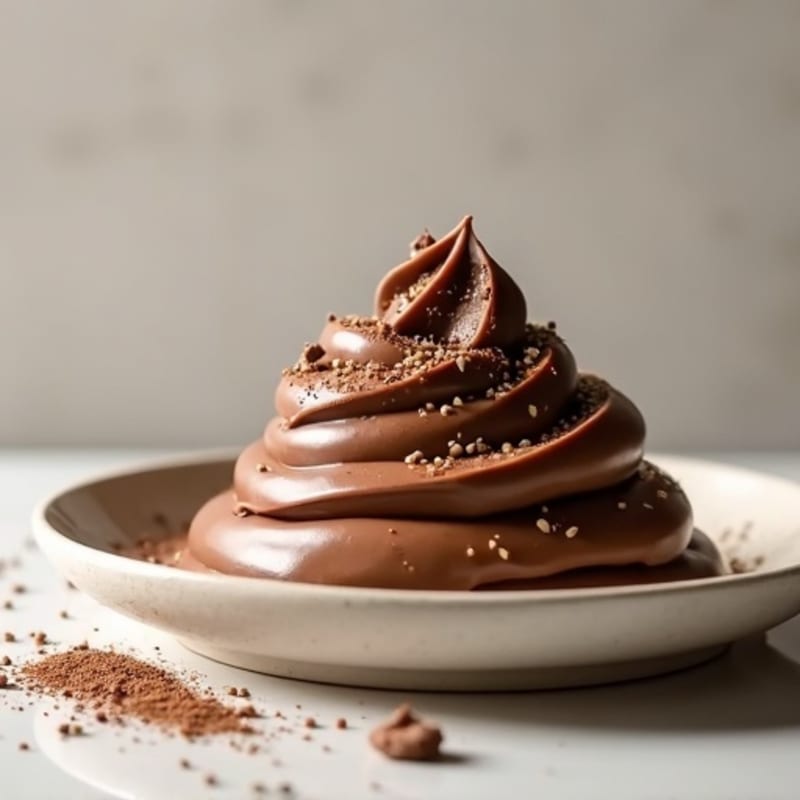 Creamy Plant Protein Chocolate Pudding with Hemp Seeds