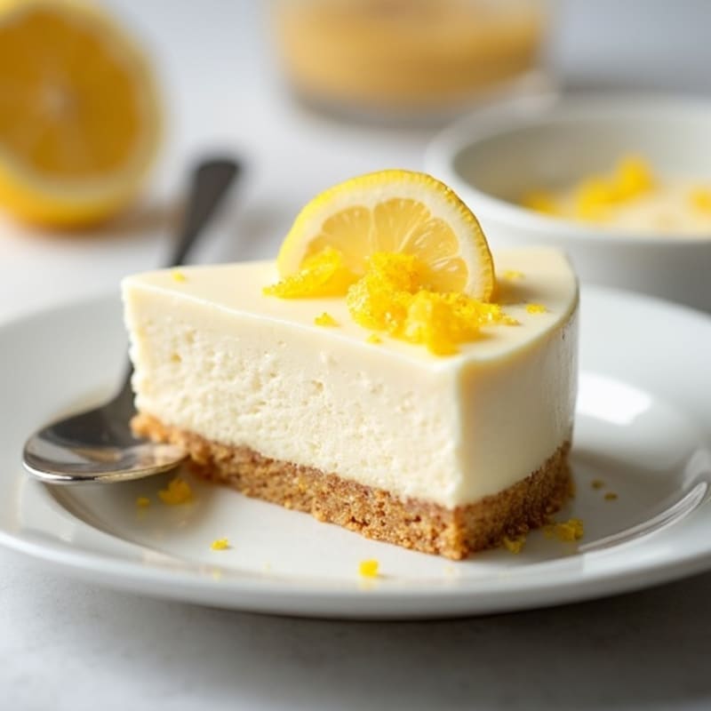 Creamy Greek Yogurt Protein Cheesecake