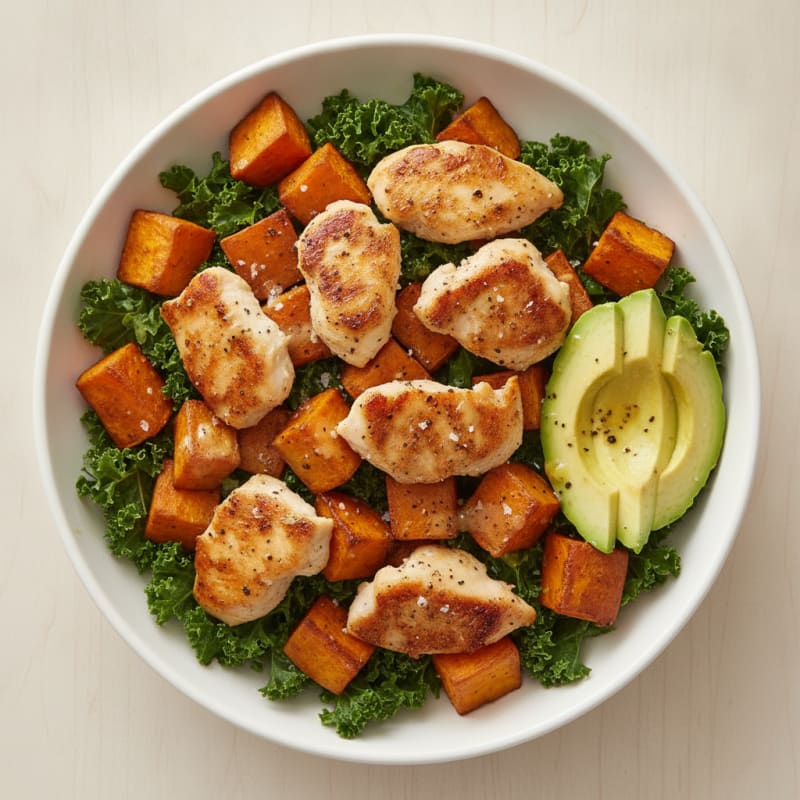 Chicken and Sweet Potato Power Bowl