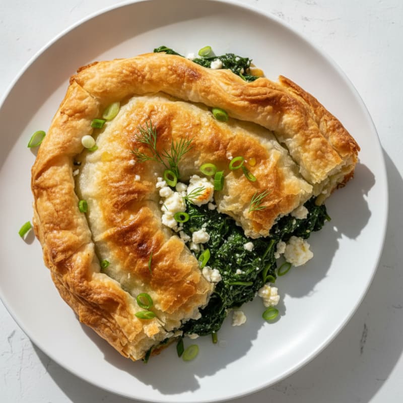 Spinach and Feta Phyllo Pie