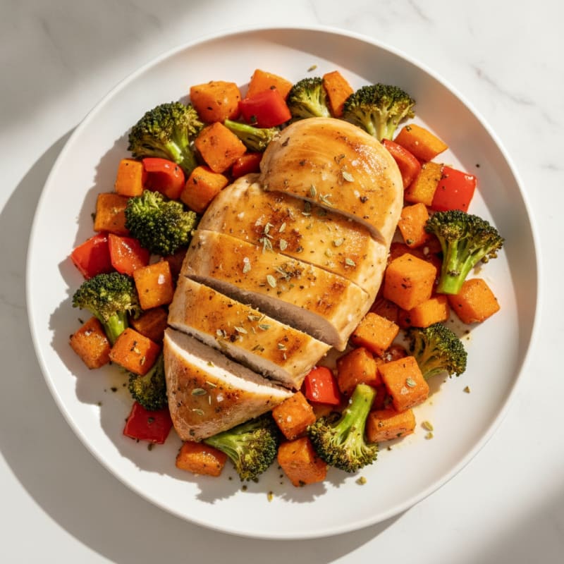 Lemon Herb Chicken and Roasted Vegetables