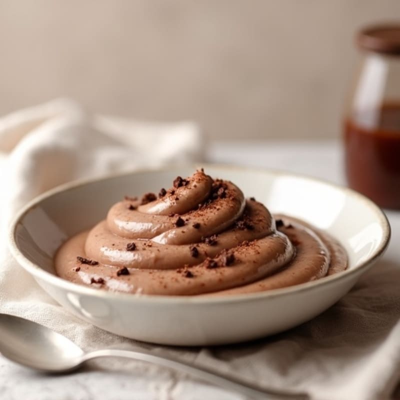 Cottage Cheese and Cocoa Protein Pudding