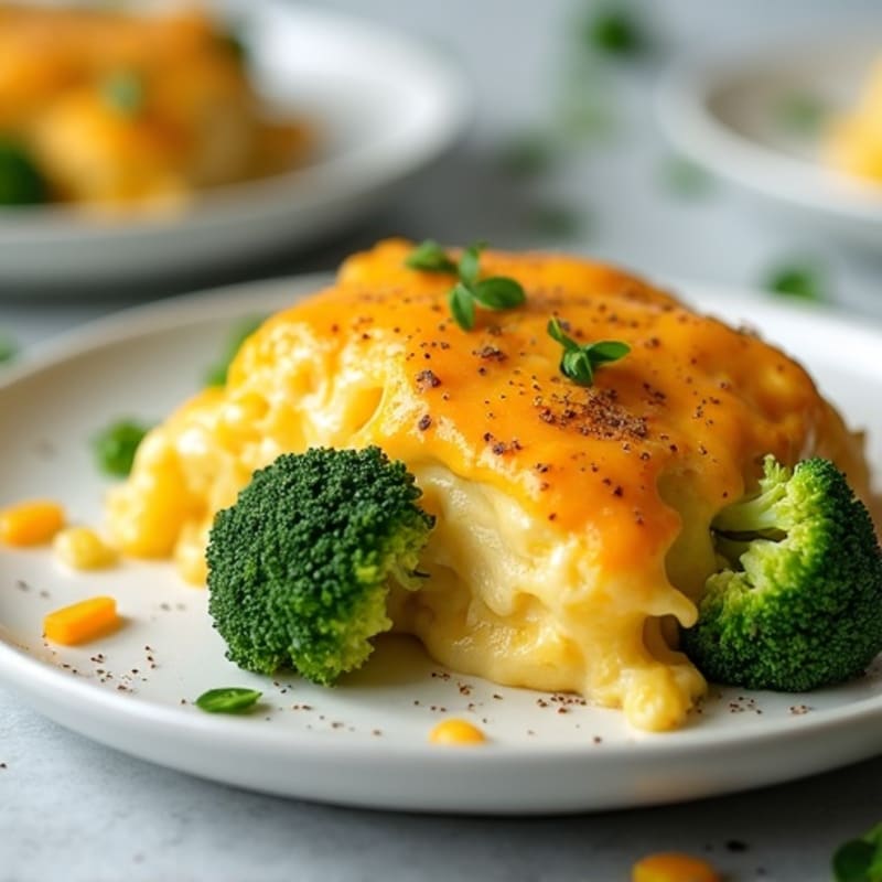 Creamy Cheesy Chicken and Broccoli Bake