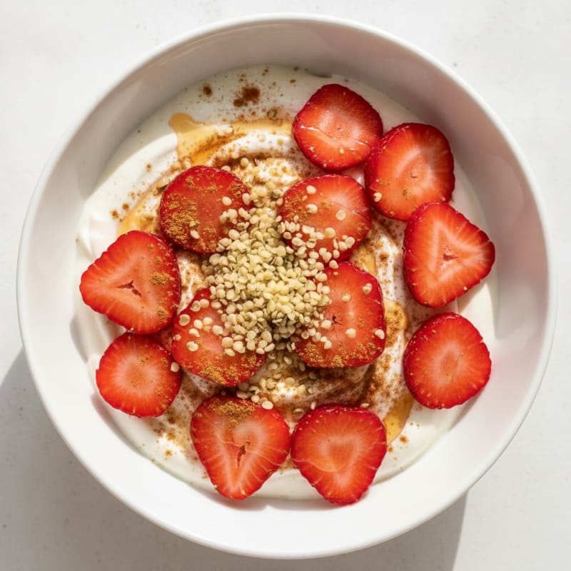 Sweet Greek Yogurt Berry Bowl