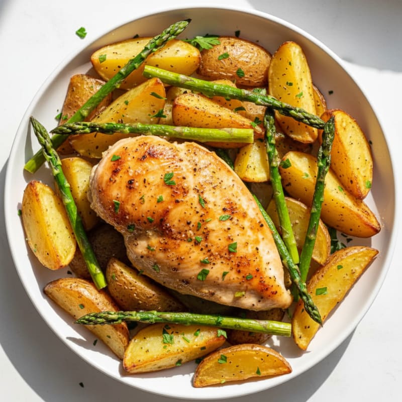 Lemon Herb Roasted Chicken and Potatoes