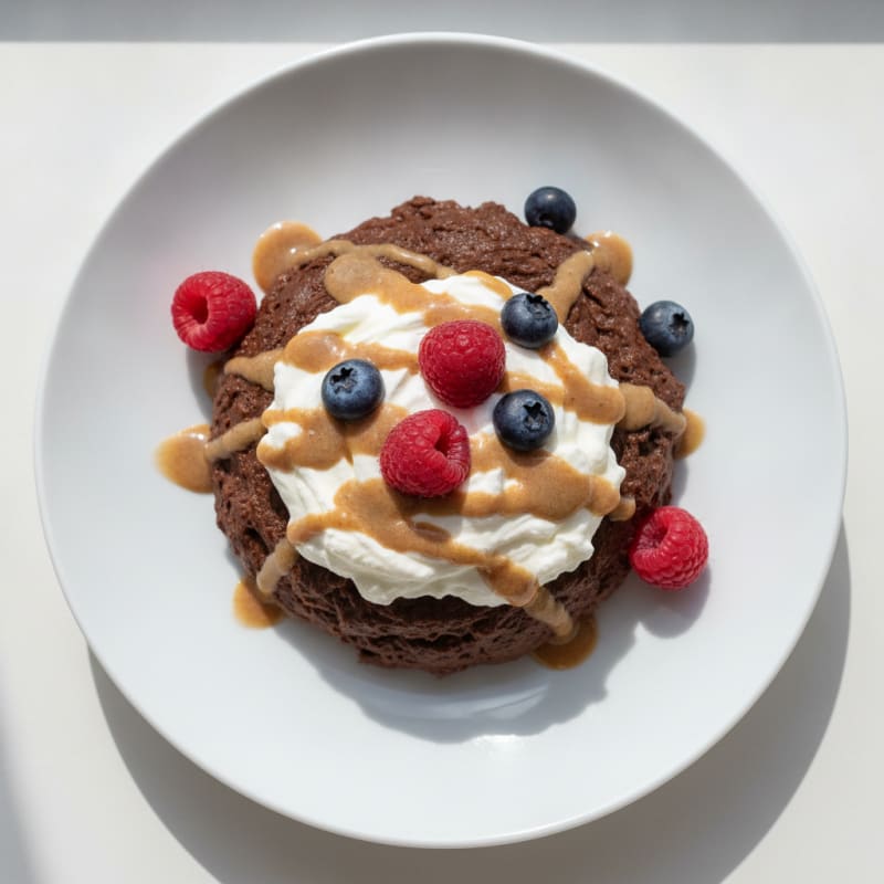 Silky Chocolate Protein Pudding with Greek Yogurt