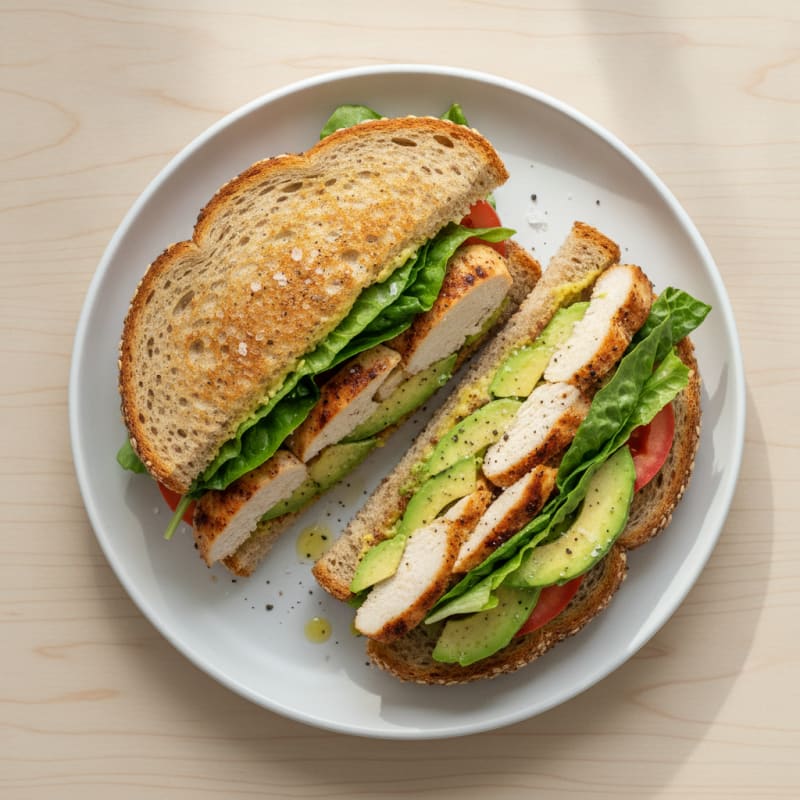 Grilled Chicken and Avocado Sandwich