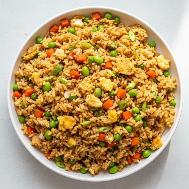 Golden Vegetable and Egg Fried Rice
