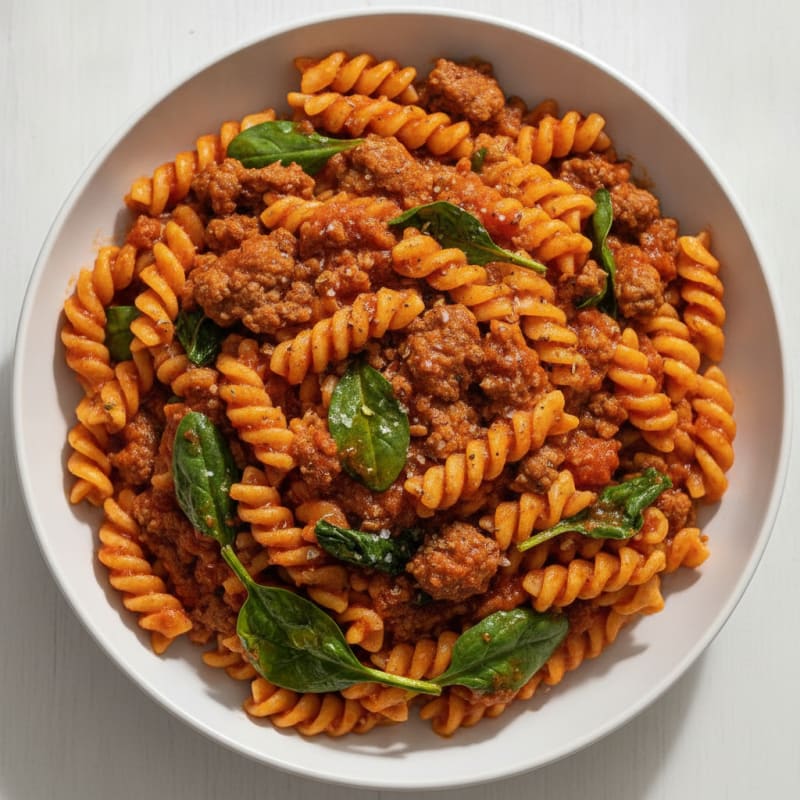 Lean Beef and Turkey Pasta