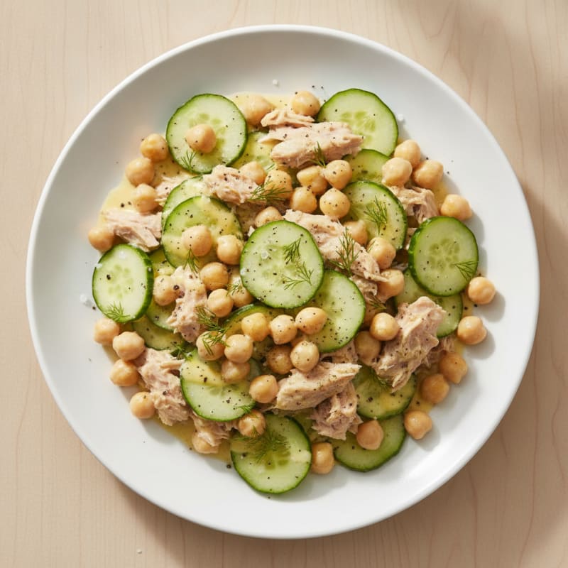 Mediterranean Tuna & Chickpea Power Bowl