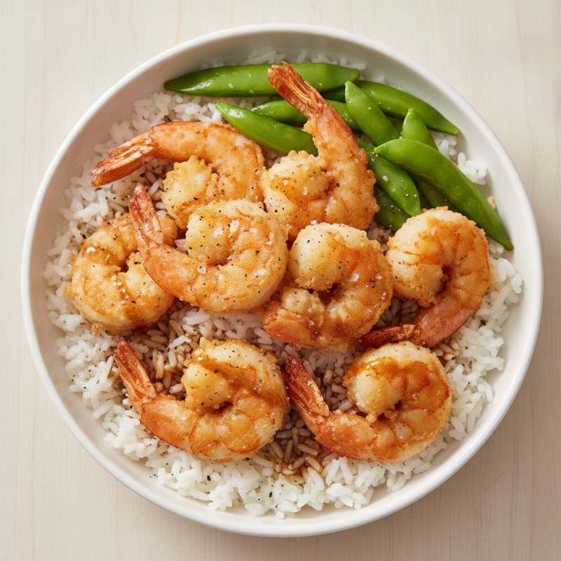 Shrimp Tempura Rice Bowl