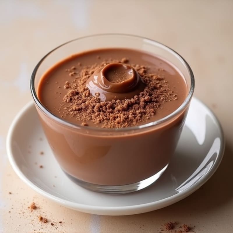 Silky Chocolate Protein Pudding with Greek Yogurt