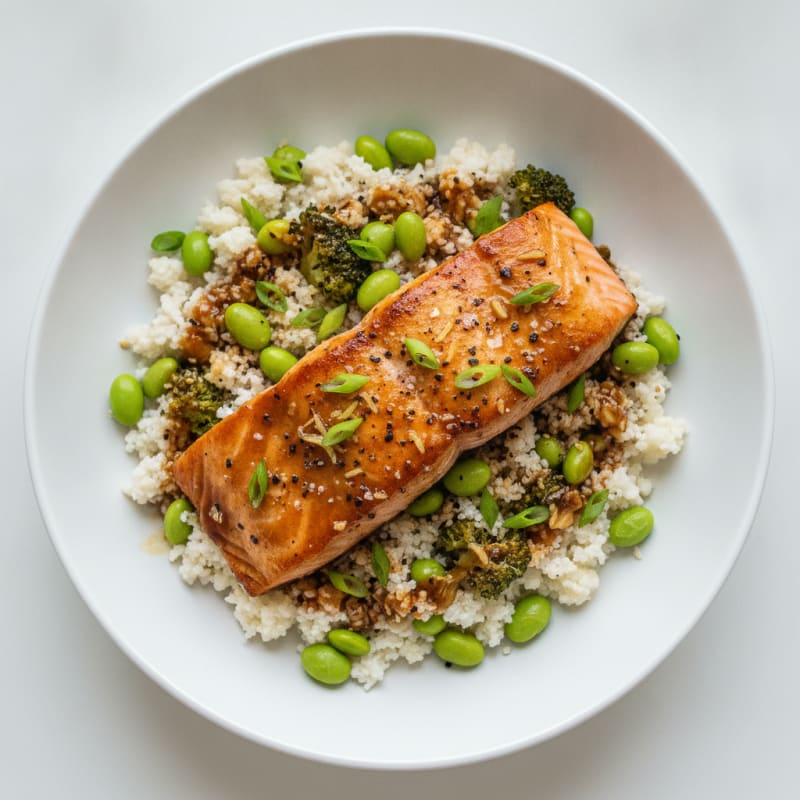 Teriyaki Salmon Power Bowl