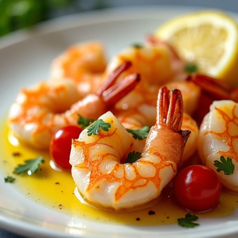 Pan-Seared Shrimp with Fresh Garlic Butter Sauce