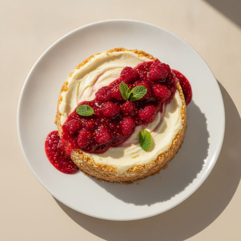 Creamy Greek Yogurt Protein Cheesecake