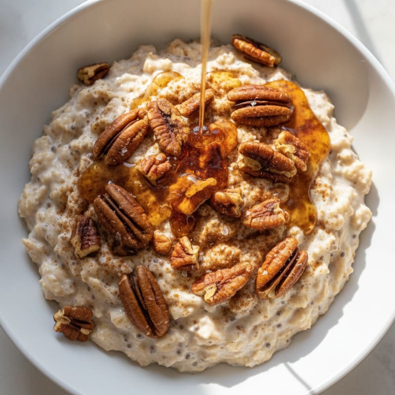 Maple Pecan Overnight Oats