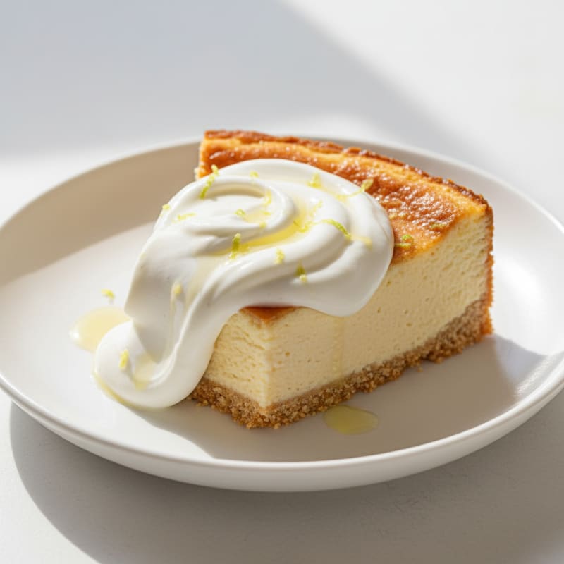 Creamy Protein Cheesecake with Greek Yogurt