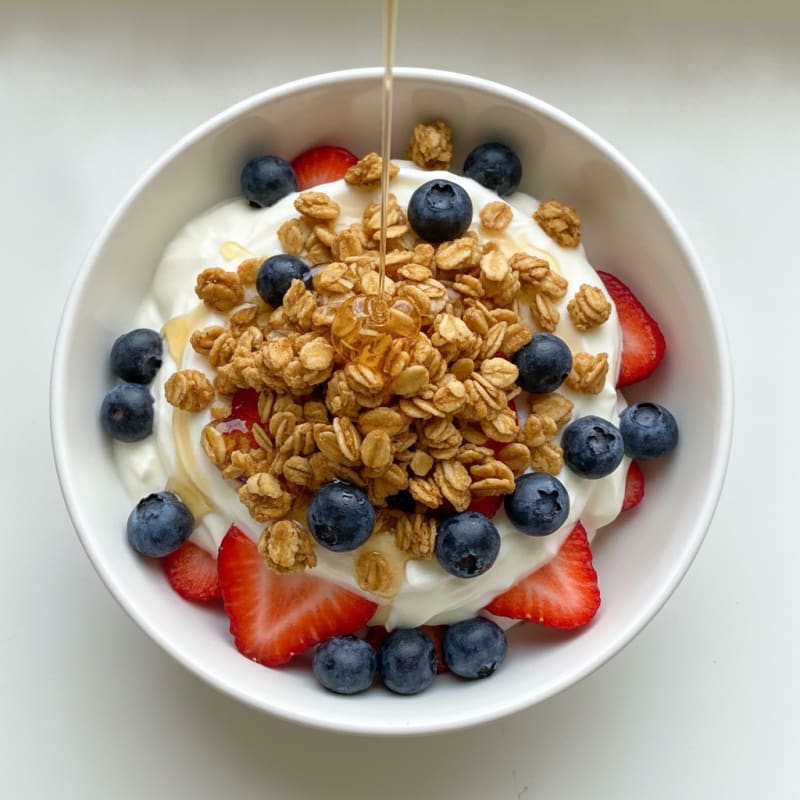 Creamy Greek Yogurt and Berry Parfait